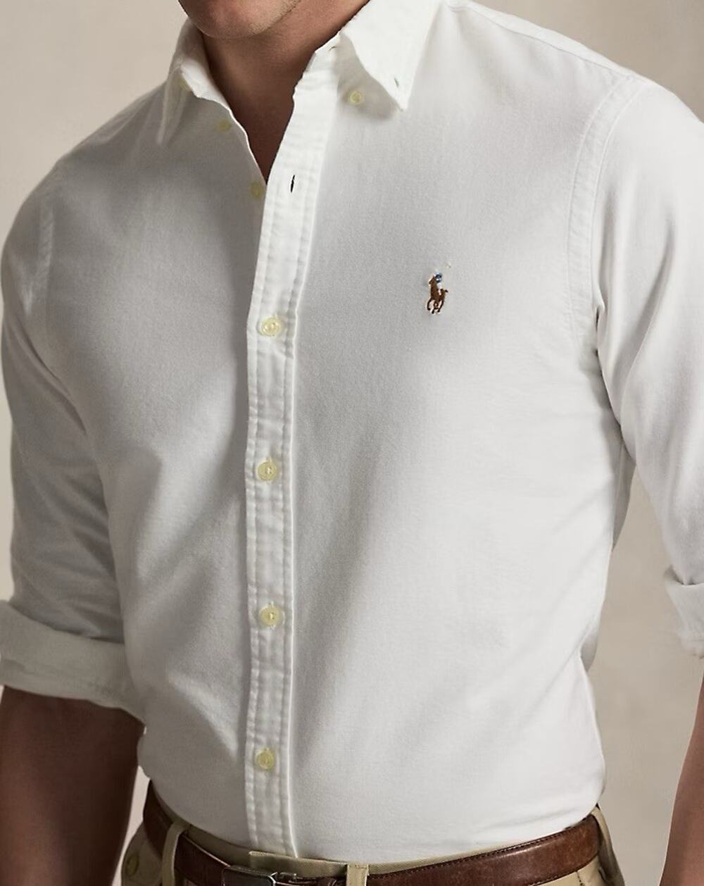 Polo Ralph Lauren Oxford button-down shirt White long Sleeve M